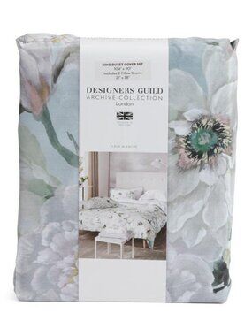 DESIGNERS GUILD 250 Sateen Floral Duvet Set